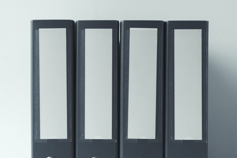 Gray file document ring binders Gray file document ring binders